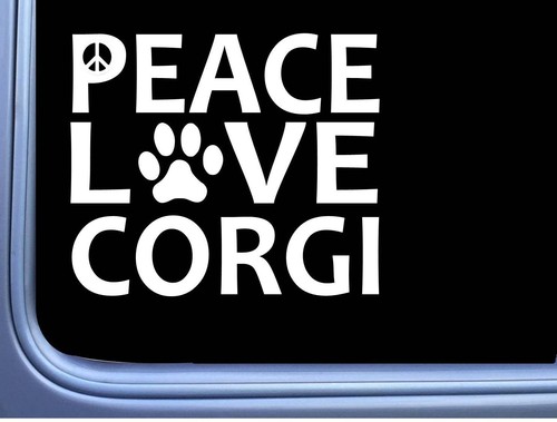Corgi peace love l607 - corgi,