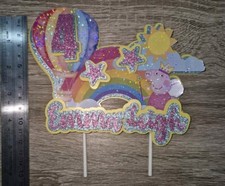 Personalised peppa pig cake - pig,