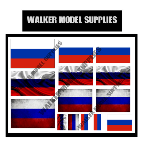 Scale russian flags - russian,