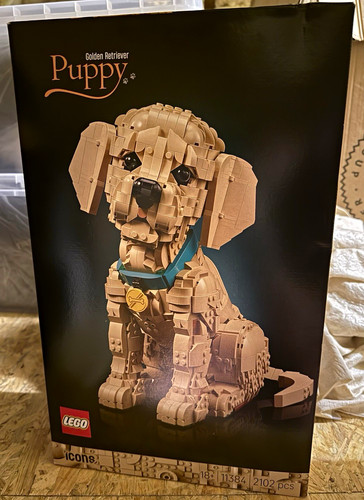 Lego icons golden - golden, retriever