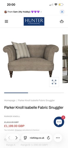 Parker knoll isabelle snuggler - parker,