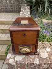 Rare Antique Mahogany Cash