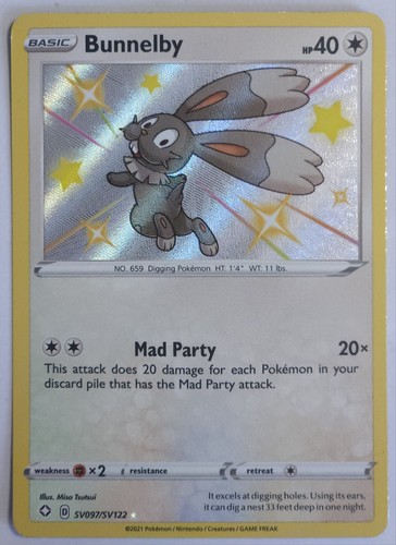 Pokémon tcg bunnelby shining - bunnelby,