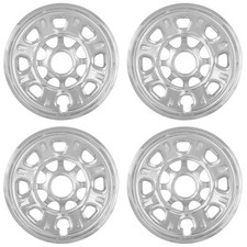 4 18" 8 Lug CHROME Wheel Skins