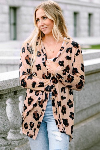 Leopard print open - leopard, front
