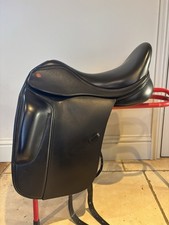 Kent and Masters S-Series Dressage Saddle 17 Inch Black MDS 17"