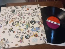 LED ZEPPELIN 3 - CELEBRATION ERROR - RED/PLUM ATLANTIC 2401002  VINYL LP RECORD