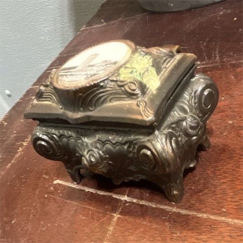 Antique bronze metal victorian - bronze,