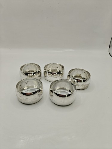 Vintage set five silver - of,