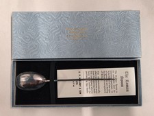 Solid Silver Roman Spoon by E