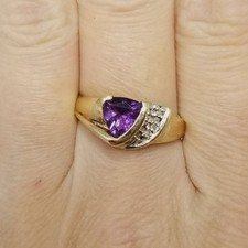 Vintage 10k Purple Amethyst