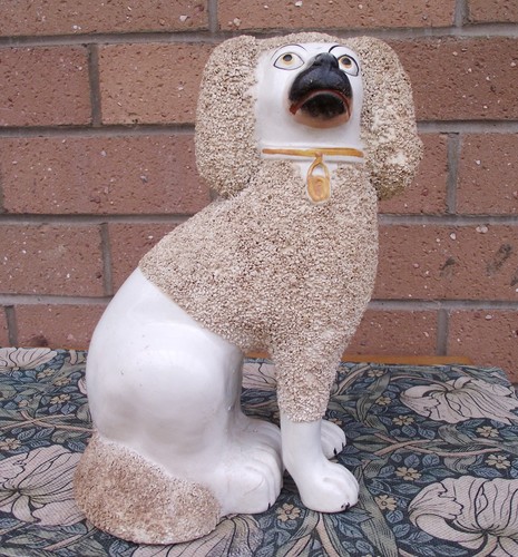 Very rare staffordshire - rare, poodle