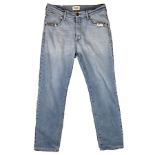 Wrangler Light Blue Denim Arizona Stretch Jeans Men's Size W32 L32