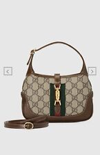 Gucci Jackie Mini Bag 1961 Monogram Leather Canvas  £2040 new