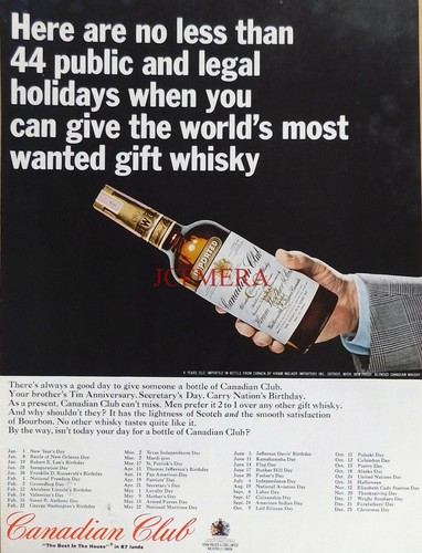 Canadian club whisky s - whisky, u.s