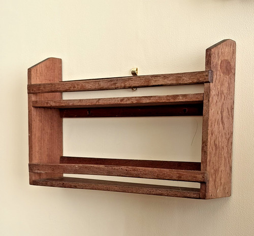 Small vintage wooden kitchen - small,