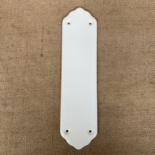 White Finger Plate English
