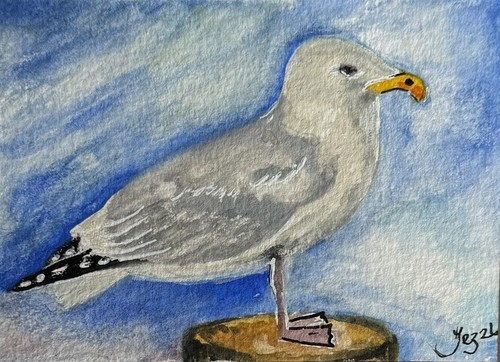Aceo original watercolour - original,