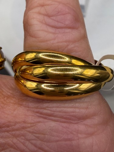 Gold russian ring wedding - wedding, band