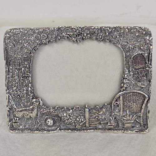 Vintage silver scenes mini - vintage,