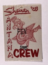Santana Backstage Pass Stage