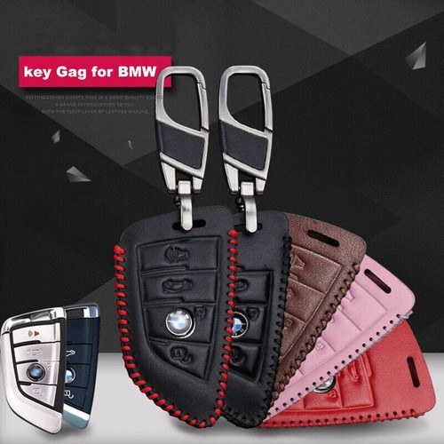 Car key leather - leather, case