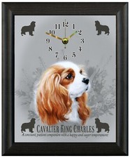 Cavalier king charles blenheim Gift Present Xmas clock wall or freestanding