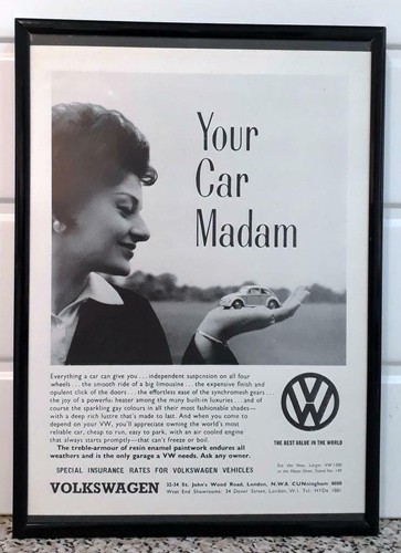 Framed original classic - framed, car