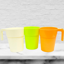 3Pcs Plastic Mug Tumbler Cup