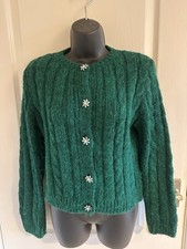 BNWT ZARA GREEN CARDIGAN WITH