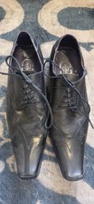 Mens Funky Leather  Lace Up