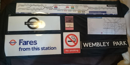 London tube signs 1960s - signs,