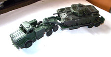 Vintage Dinky Supertoys "Mighty Antar" Tank Trasnporter 660 & Centurion Tank 651