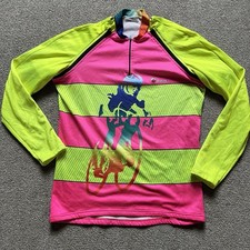 Cycling Jersey Size XL Vintage Removable Sleeves Marilena 90s