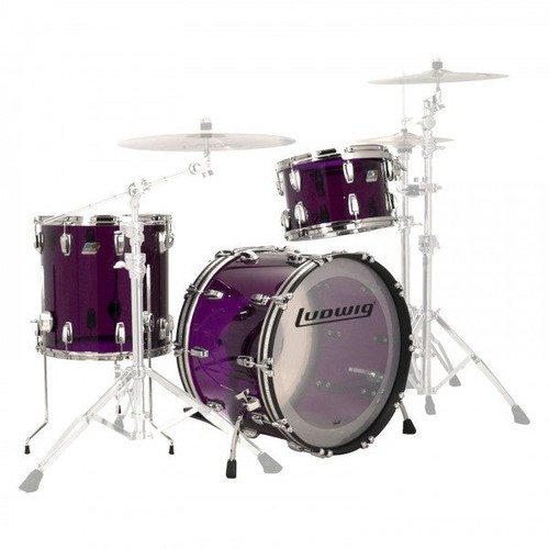 Ludwig vistalite fab 3pc - ludwig,