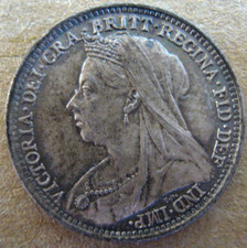 1898 Maundy Threepence, Stunning Coin, Attractively Cabinet Toned