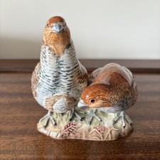 Beswick 2064 Pair of Partridges Porcelain Ceramic Collectable Figurines