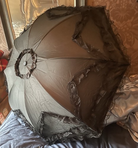 Large gothic umbrella comes - gothic,