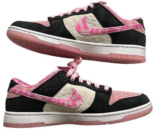 Nike dunk low croc - croc, suede