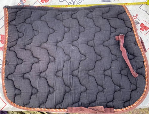 Saddle cloth black - saddle, cloth.