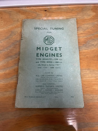 1954 special tuning for - tuning,