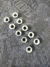 Classic Mini 5/16 UNF plain nuts x10 zinc plated BL Rover Austin