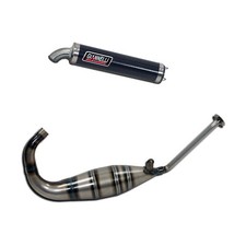 FULL EXHAUST CARBON STREET 2T GIANNELLI FOR DERBI GPR 125 RACING 2004 > 2012
