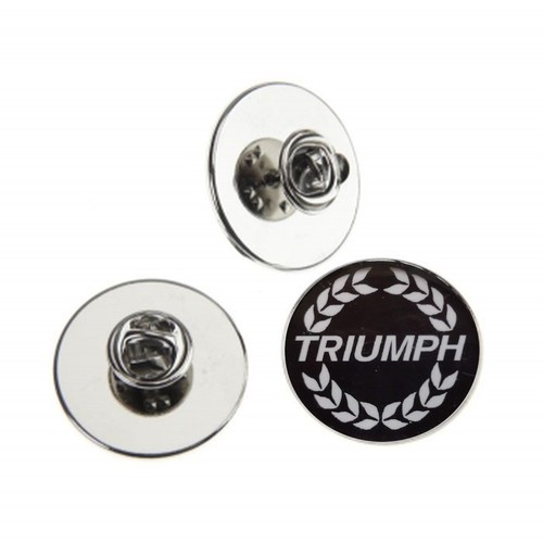 Triumph white crest - triumph, metal