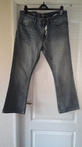Men denim bootleg jeans - men's,