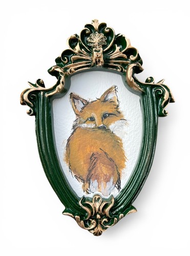 Original fox watercolor - original, mini