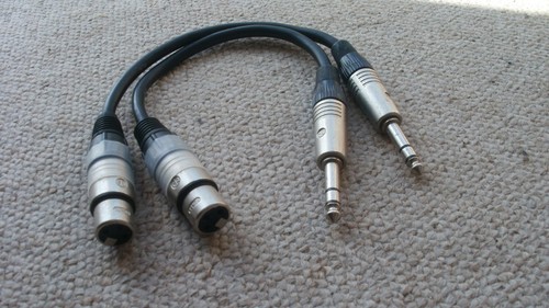 Two stereo jack plugs - jack, 2