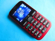Red Doro 1380 Senior Unlocked 2G Dual SIM Big Button Mobile VGC Fast Free Post