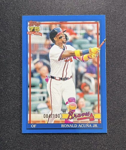 Ronald acuña blue 150 - ronald, jr