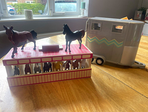Equestrian doll playset horse - playset,